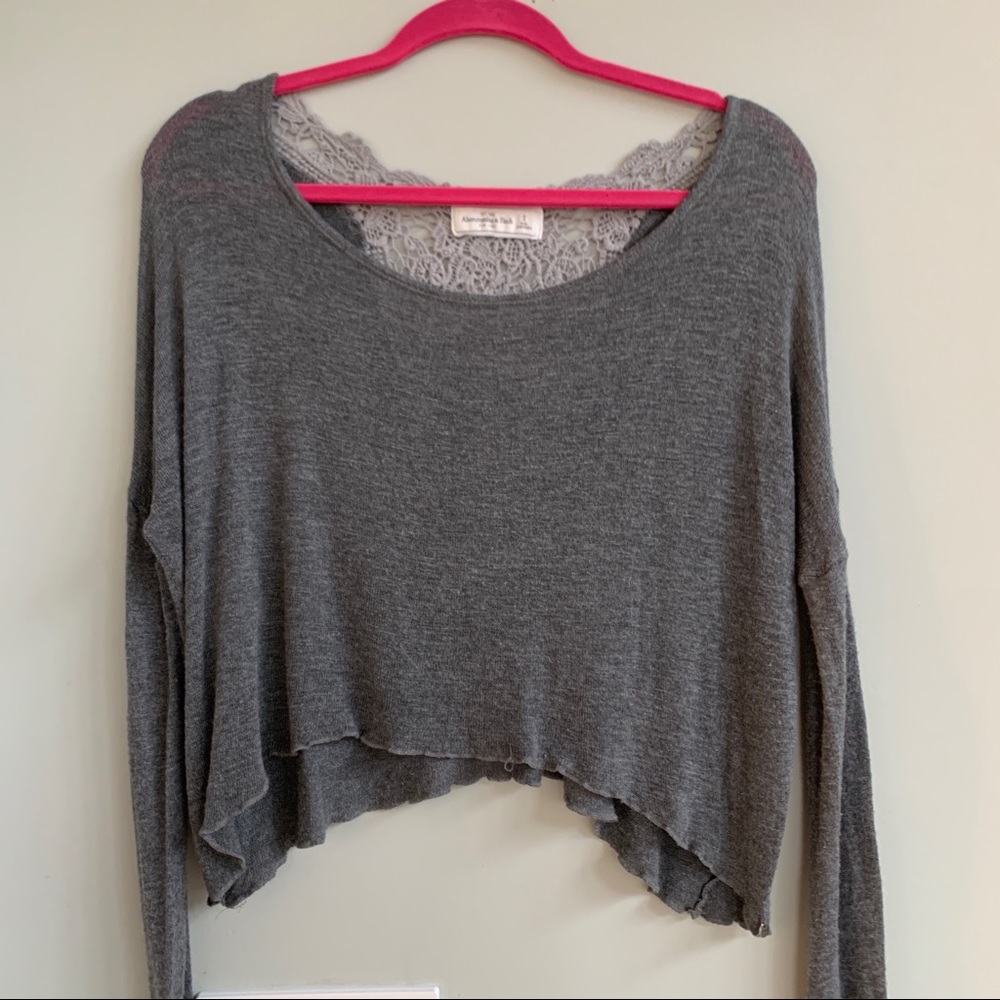 💙Abercrombie Cropped Sweater S